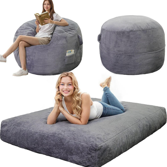 2-in-1 Bean Bag Chair Bed